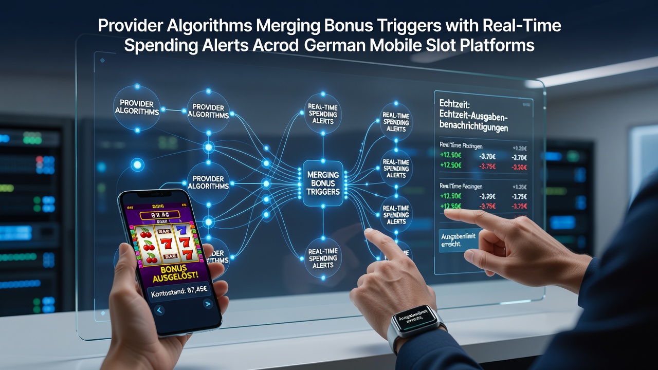 Visualisierung der Algorithmus-Integration für Bonus-Trigger und Ausgabenwarnungen in deutschen mobilen Slots