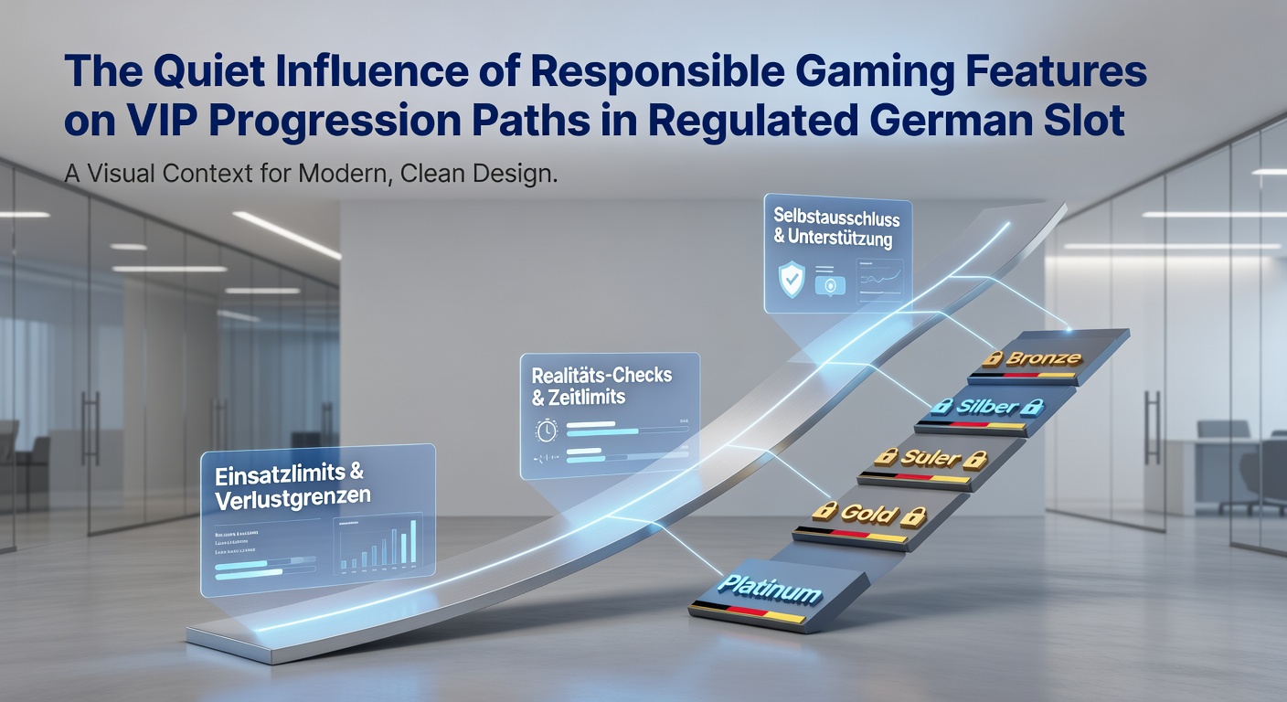 Darstellung von VIP-Progressionspfaden mit integrierten verantwortungsvollen Spielkontrollen in deutschen Slots
